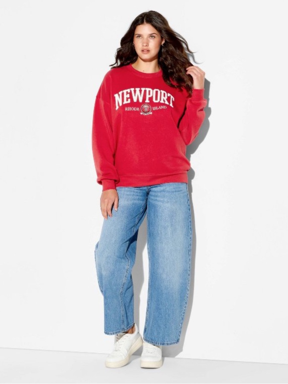 Special Thanks Women's Crewneck Newport Graphic Pullover Sweatshirt